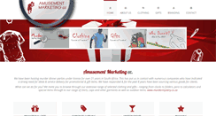Desktop Screenshot of amusementmarketing.co.za